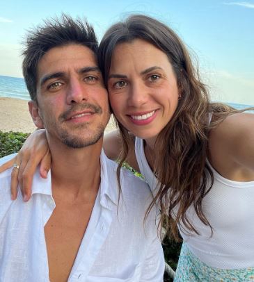 Nuria Moreno with her husband Gerard Moreno